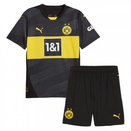 Fotbalový Komplet Borussia Dortmund Dětské Venkovní 2024-25 Krátký Rukáv (+ trenýrky)